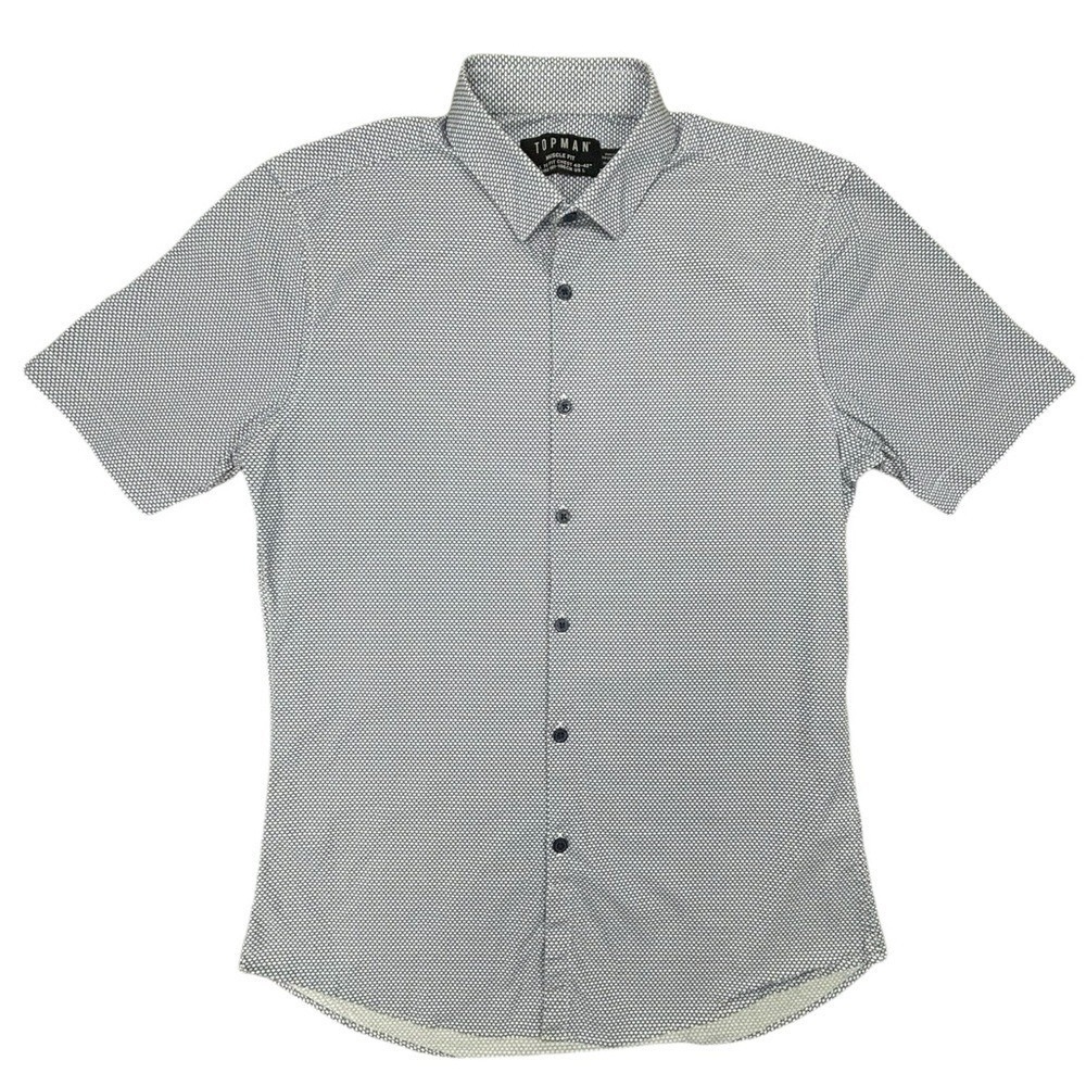NWOT- Topman- Short sleeve Button‎ up- Large